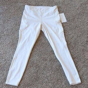 Athleta Laser Cut Contender Tight - White S